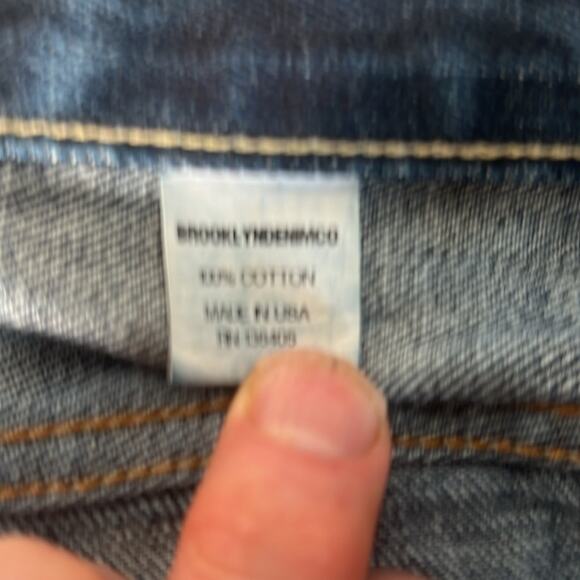 NEW Brooklyn Denim Company blue jeans Size 32 —30, 28 Inseam - Picture 4 of 7